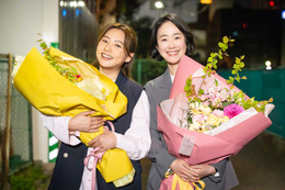 黒木華・野呂佳代・松下洸平「銀河の一票」クランクアップで撮影回顧 黒木＆野呂が熱い抱擁交わすシーンも 画像