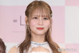 ＝LOVE大場花菜、国立でのヘソ出しクマ衣装姿にファン歓喜「出没大歓迎」「悶絶級の可愛さ」 画像