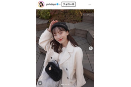 サッカー日本代表 上田綺世選手の妻「いつかの父の日」0歳長女との2ショット公開「同じ顔すぎる」「目くりくり」と反響 画像