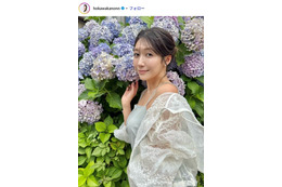 “身長170cm”美人気象予報士、胸元ざっくり開きタンクトップ姿に熱視線「大人の色気がすごい」「思わず目が奪われる」 画像