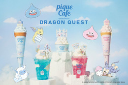 ドラクエ×ジェラピケカフェ初コラボ、スライムの天空クレープや天空城モチーフの限定スイーツ 画像