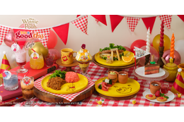 豪華な100周年お祝いパフェも！アクキーほかオリジナルグッズも登場「くまのプーさん」カフェが東京・大阪で期間限定オープン