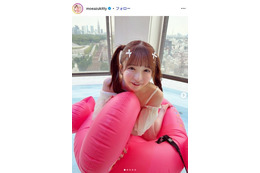 大食い女王・もえのあずき「夏フェス最高」美脚際立つミニスカ姿披露「なんでそんなにスタイルいいの？」「いつ見ても可愛い」の声