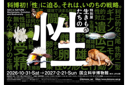国立科学博物館、初の“性”テーマの特別展「生きものたちの性」人気クリエイターともタッグ 画像