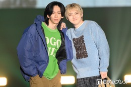 超特急・船津稜雅＆村田祐基、カジュアルコーデでペアランウェイ 顔を見合わせポージング「おさなな良すぎた」「ニコニコ可愛い」【TGC北九州2026】 画像