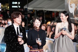 浜辺美波、“先輩”長澤まさみとレッドカーペット「どんなイベントよりも緊張しています」