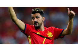 D・ビジャ、スパイクのブランド変更？！履いていたのはコレ 画像