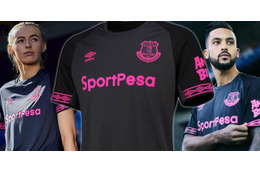 エヴァートン、ピンクが色鮮やかな2018-19アウェイユニフォームを発表！ 画像