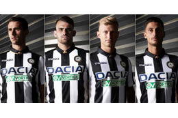 ウディネーゼ、2018-19新ホームユニフォームを発表！新背番号も掲載 画像