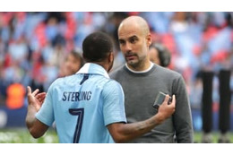 ペップ、優勝直後なのにスターリングに熱血指導！なにがあった 画像