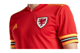 ウェールズ代表、EURO2020に向けた新ユニフォームを発表！NEWエンブレム登場 画像