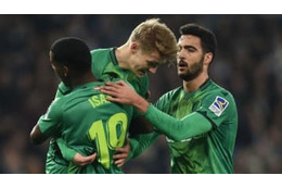 マドリーに劇的勝利のソシエダ！先制点ウーデゴールの「複雑な表情」がこれ 画像