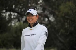 原英莉花、21歳初ラウンドで貴重体験　メジャー覇者のプレーに「ドライバーショット完璧」 画像