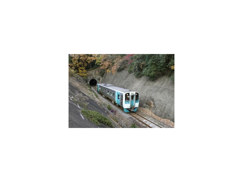 JR四国の高徳線を走る車両＝2020年、高松市