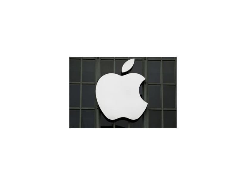 アップルのロゴ＝2016年6月、米サンフランシスコ（ロイター＝共同）