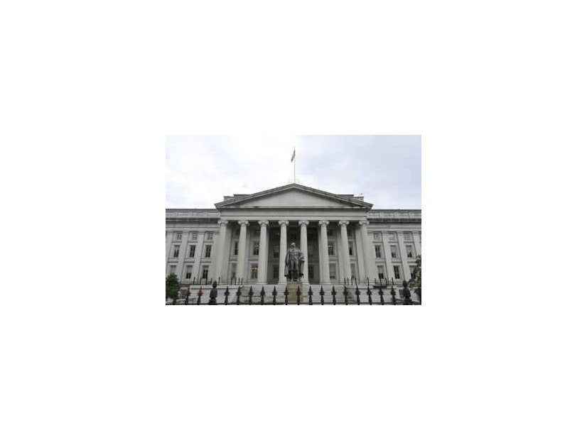 米財務省＝9月、ワシントン（共同）