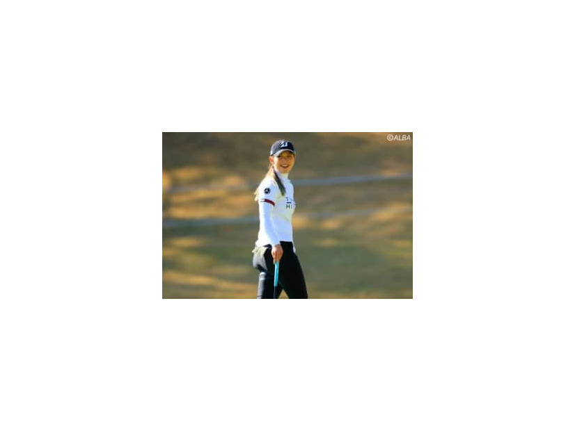吉田優利の年間トップ10回数は2位の18回（撮影：鈴木祥)