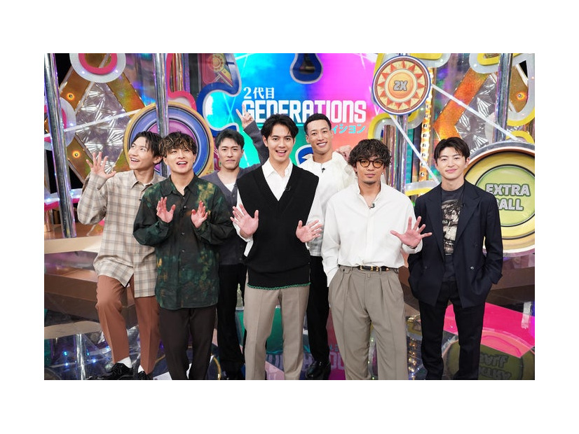 GENERATIONS from EXILE TRIBE／（左から）小森隼、白濱亜嵐、中務裕太、片寄涼太、関口メンディー、数原龍友、佐野玲於 （C）日本テレビ