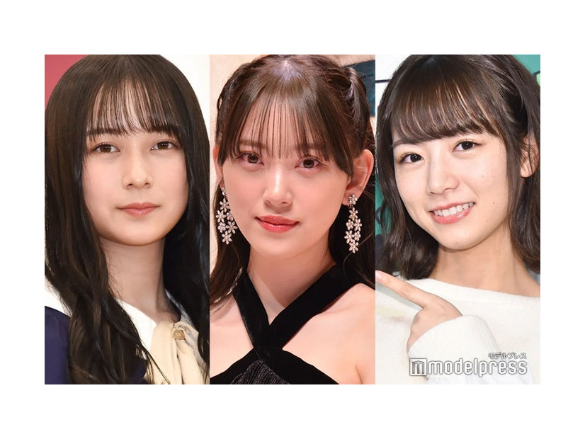 鈴木絢音、堀未央奈、北野日奈子（C）モデルプレス