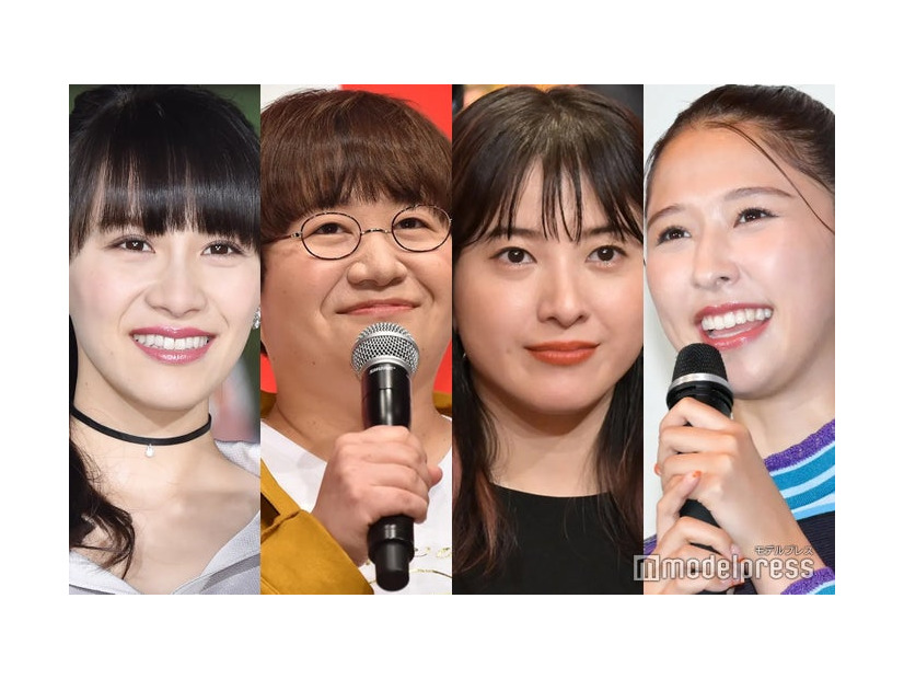 あ～ちゃん、近藤春菜、吉高由里子、玉井詩織 （C）モデルプレス