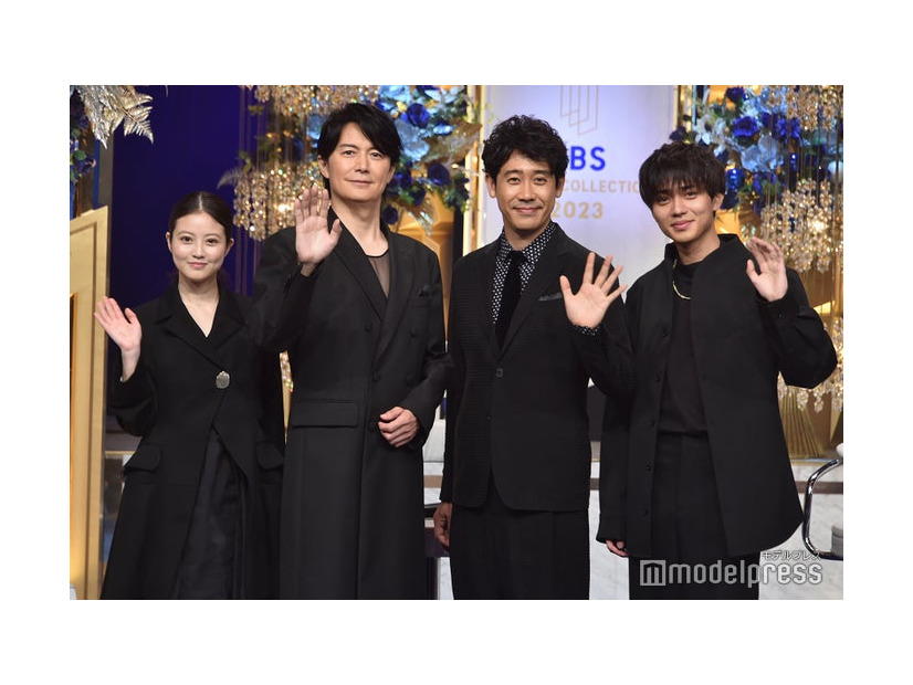 「TBS DRAMA COLLECTION 2023 Spring！！」に出席した今田美桜、福山雅治、大泉洋、永瀬廉（C）モデルプレス