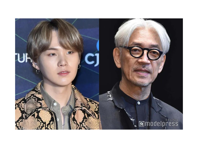 SUGA、坂本龍一さん（C）モデルプレス