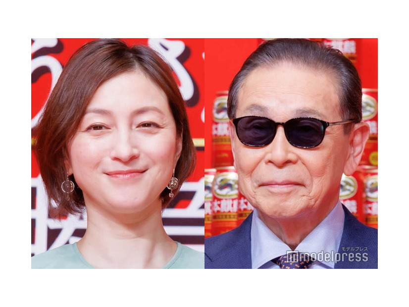 新CM発表会に出席した広末涼子、タモリ（C）モデルプレス