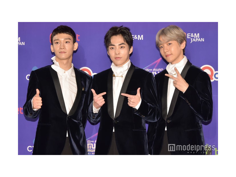 EXO-CBX「2017 MAMA in Japan」レッドカーペットに登場 （C）モデルプレス