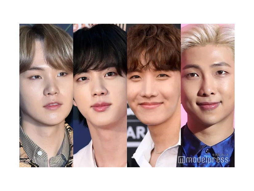 SUGA、JIN、J-HOPE、RM（C）モデルプレス