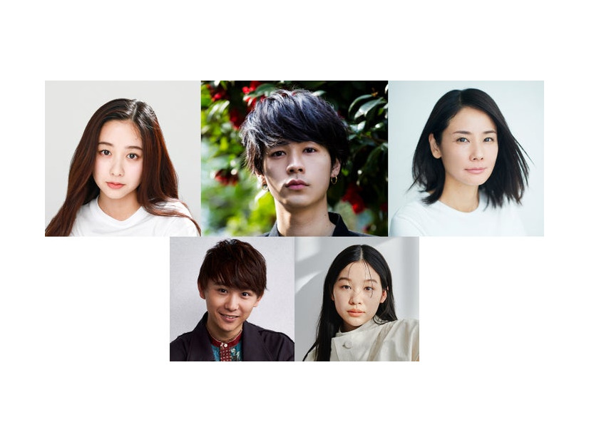 （上段左から）堀田真由、主演・成田凌、吉田羊（下段左から）須賀健太、森田想