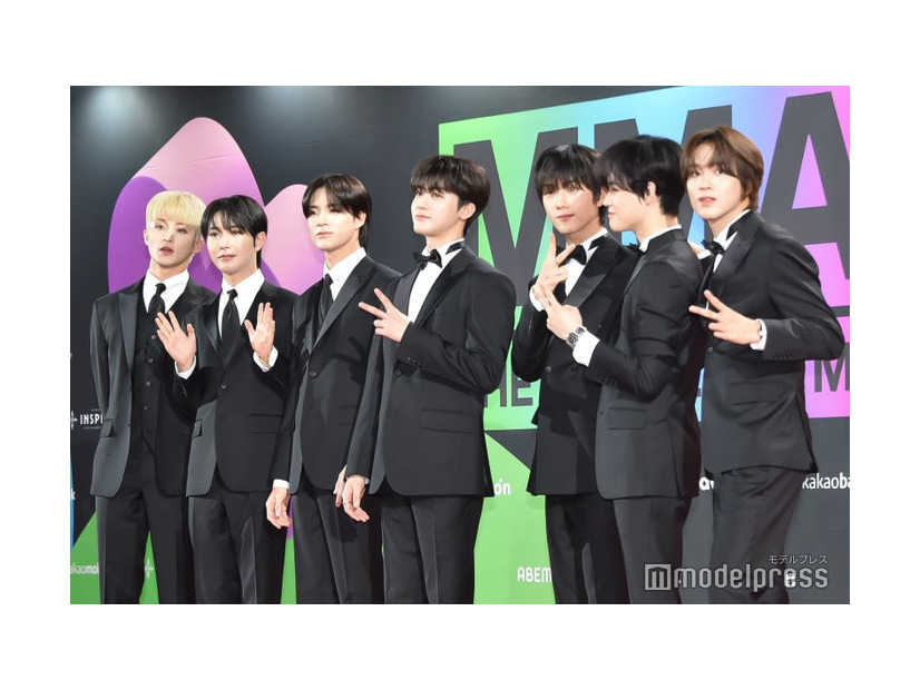 NCT DREAM（左から）マーク、ロンジュン、ジェノ、ジェミン、チソン、チョンロ、ヘチャン（C）モデルプレス