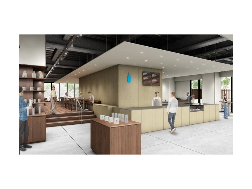 ブルーボトルコーヒー 福岡天神カフェ／画像提供：Blue Bottle Coffee Japan