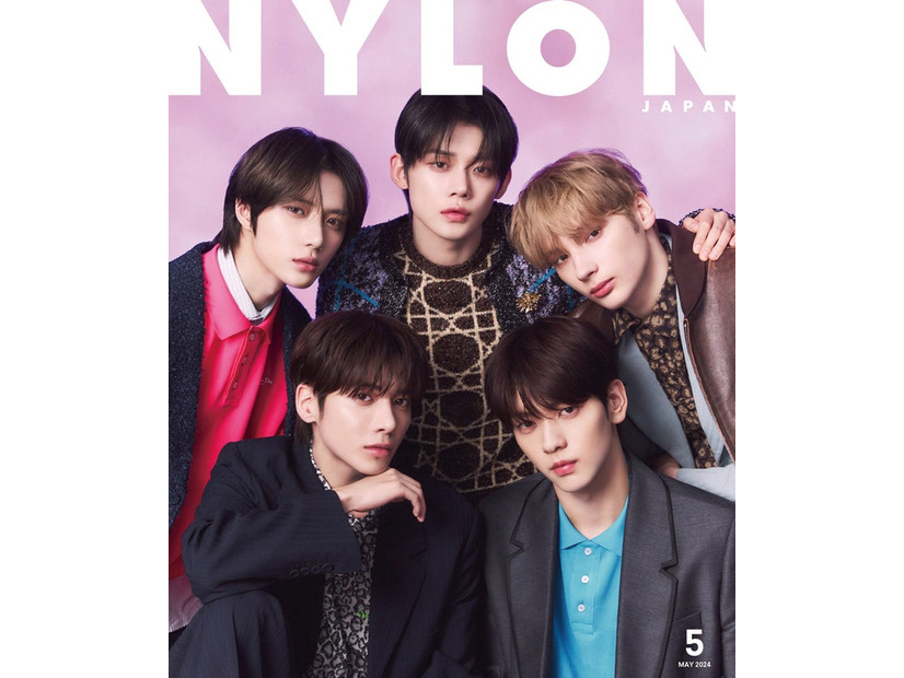 「NYLON JAPAN」5月号（カエルム、3月28日発売）表紙：TOMORROW X TOGETHER（C）NYLON JAPAN