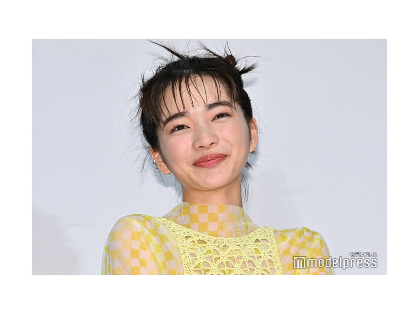 「不死身ラヴァーズ」完成披露試写会に出席した見上愛（C）モデルプレス