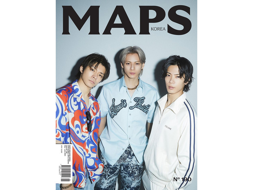 「MAPS KOREA」5月号表紙：Number_i（提供写真）