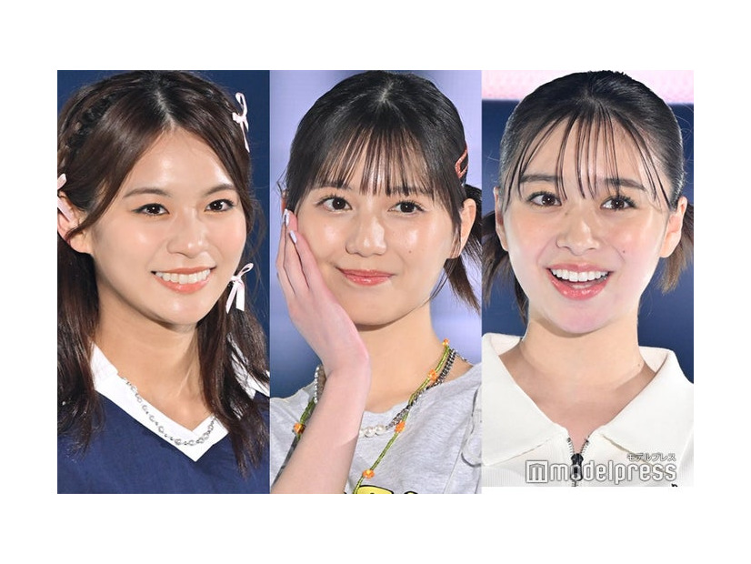 永瀬莉子、小坂菜緒、田鍋梨々花（C）モデルプレス