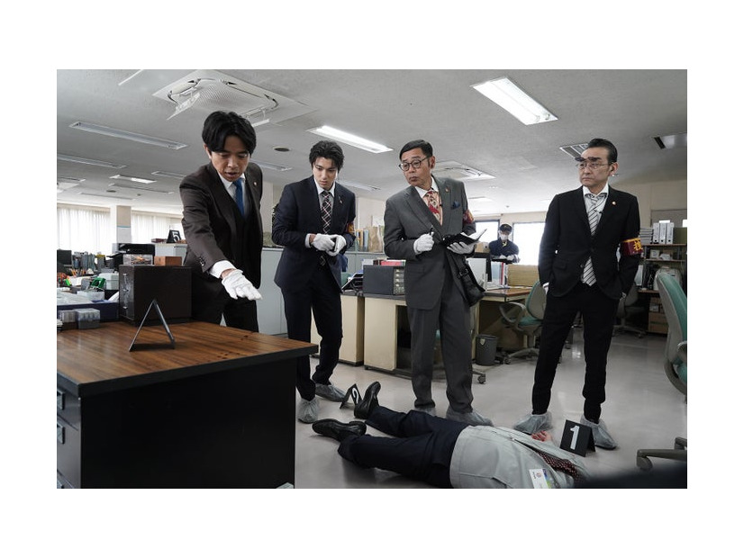 井ノ原快彦、山田裕貴、田口浩正、吹越満「特捜9 season7」第6話より（C）テレビ朝日