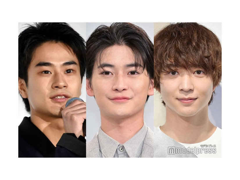 前田旺志郎、高橋文哉、鈴木仁（C）モデルプレス