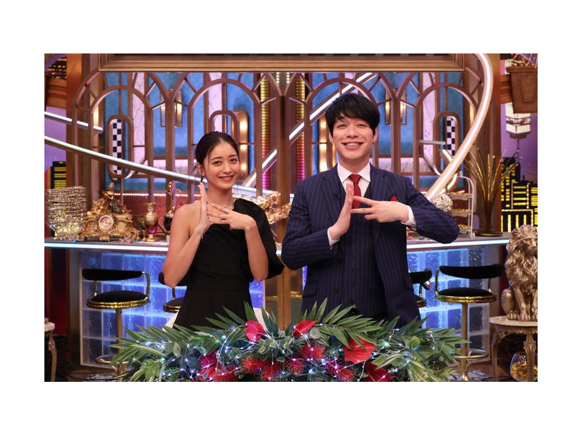 池田美優、川島明（C）フジテレビ