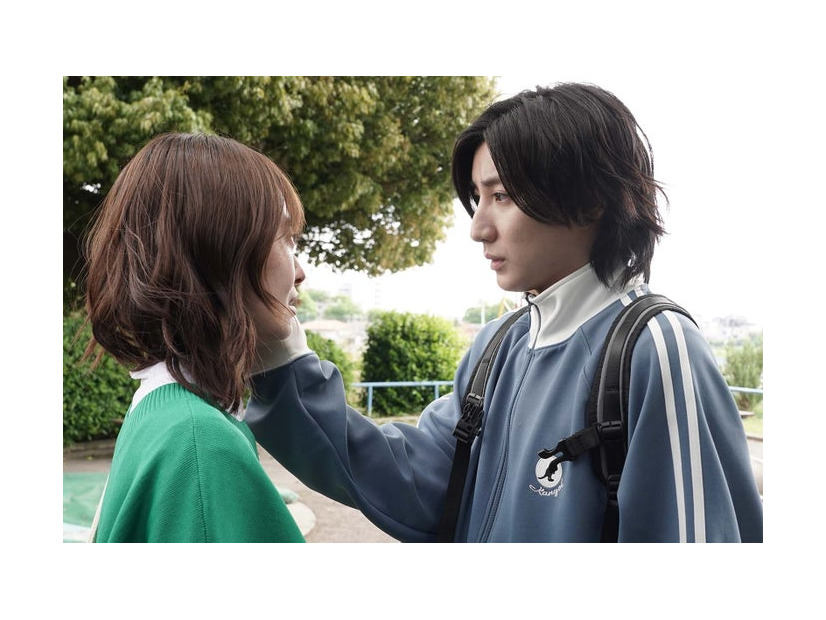 田辺桃子、京本大我「お迎え渋谷くん」第11話より（C）カンテレ