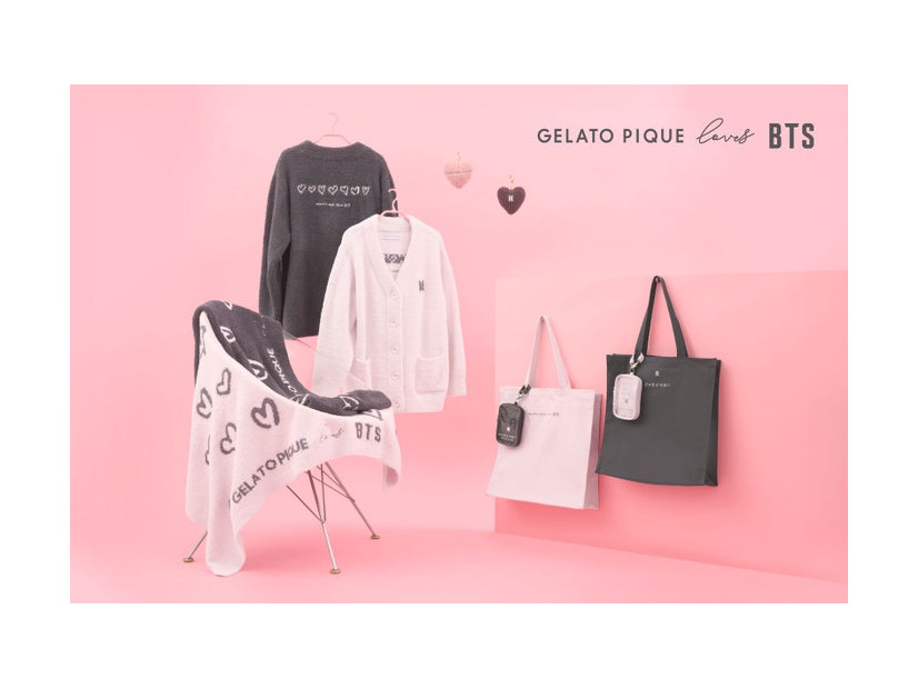 「GELATO PIQUE loves BTS」商品写真（C）BIGHIT MUSIC & HYBE. All Rights Reserved.