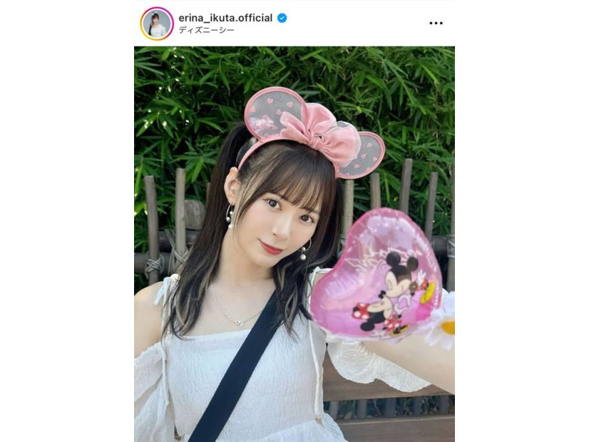 モー娘。生田衣梨奈、キュートな“ツインテールディズニー”SHOTに反響「眼福です」「最高」