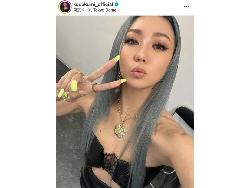 倖田來未、惜しげもなく披露した美ボディ衣装SHOTに「筋肉すごい」「かっこいい！！」の声