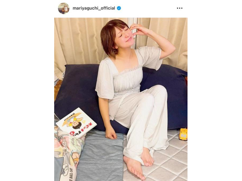 長男が撮影！矢口真里、ナチュラルな雰囲気のルームウェア姿に反響「撮るの上手すぎ！」「可愛いママさん」