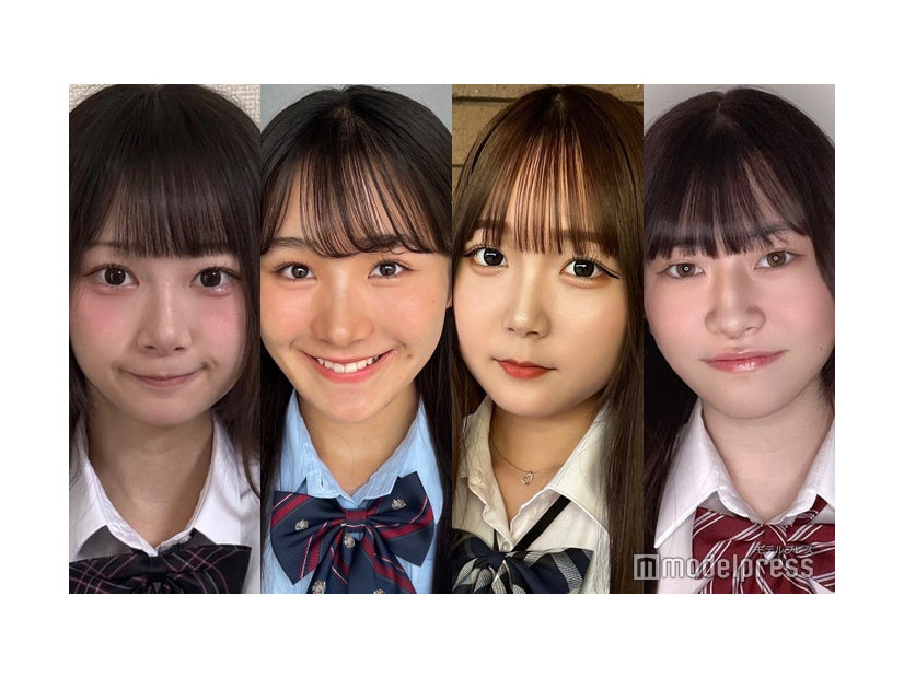 「女子高生ミスコン2024」中部エリア暫定上位4人