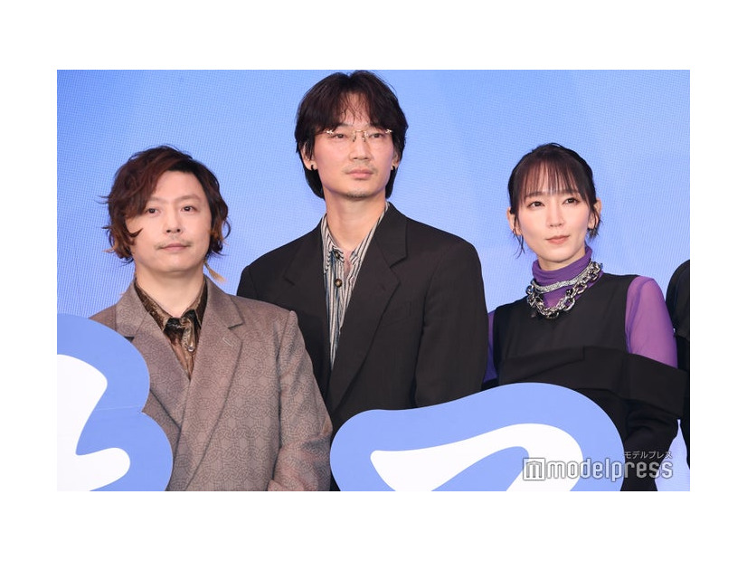 「まる」完成報告イベントに出席した堂本剛、綾野剛、吉岡里帆、（C）モデルプレス