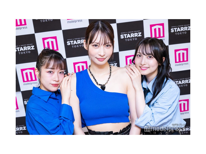 きみとバンド／（左から）森田理紗子、大野真依、清原梨央※ゆきたんは欠席（C）モデルプレス