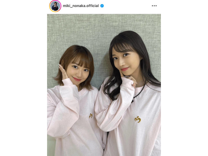 モー娘。野中美希、同期・牧野真莉愛とお出かけ！お揃いSHOTにファンほっこり「ステキ」「めちゃくちゃ可愛い」