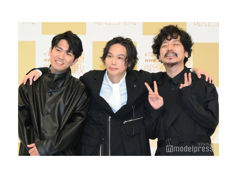 Omoinotake（左から）冨田洋之進、藤井レオ、福島智朗（C）モデルプレス