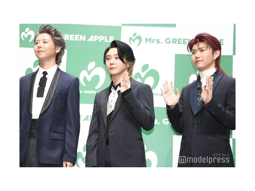 藤澤涼架、大森元貴、若井滉斗／Mrs. GREEN APPLE（C）モデルプレス